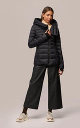 SOIA&KYO JACINDA-TD sustainable lightweight down coat with hood - Boutique Bubbles