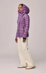SOIA&KYO JACINDA-TD sustainable lightweight down coat with hood - Boutique Bubbles