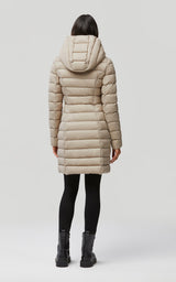 SOIA&KYO KARELLE - lightweight down coat with asymmetrical closure - Boutique Bubbles