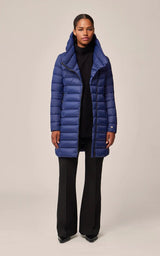 SOIA&KYO KARELLE-TD - lightweight down coat with asymmetrical closure - Boutique Bubbles