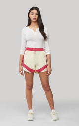 SOIA&KYO NOA - water-repellent high-rise shorts - Boutique Bubbles