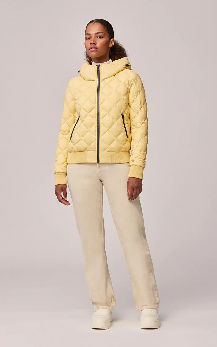 SOIA&KYO SENNA-TD - lightweight down bomber jacket with diamond quilting - Boutique Bubbles