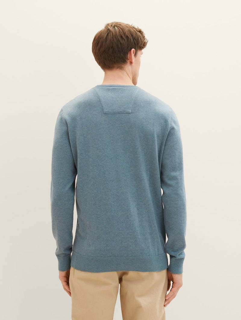 TOM TAILOR - basic crew neck sweater - Boutique Bubbles