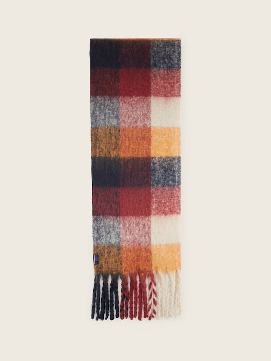 TOM TAILOR - Checked scarf - Boutique Bubbles