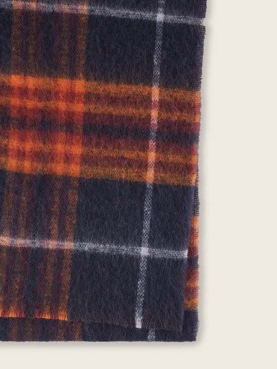 TOM TAILOR - Checked Scarf with recycled polyester - Boutique Bubbles