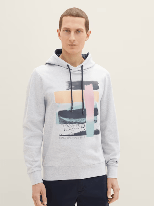 TOM TAILOR - Hoodie with a print - 1035559 - Boutique Bubbles