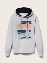 TOM TAILOR - Hoodie with a print - 1035559 - Boutique Bubbles