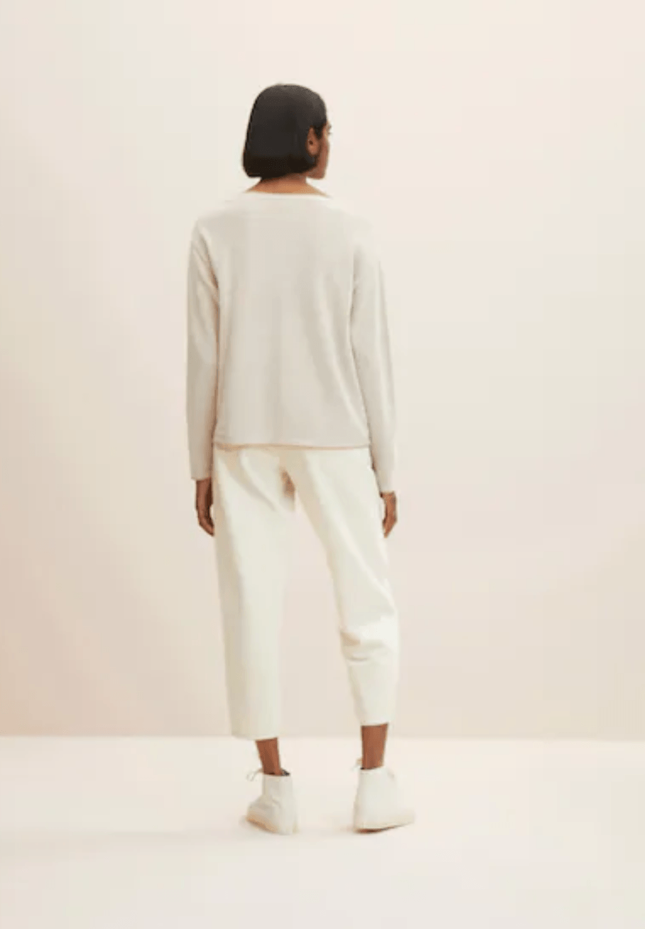 TOM TAILOR - Knitted jumper with texture - Boutique Bubbles