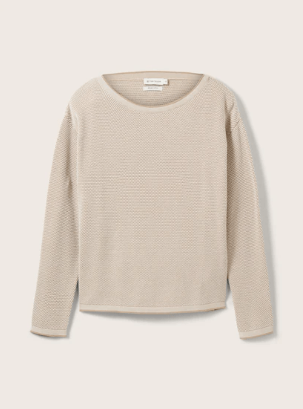 TOM TAILOR - Knitted jumper with texture - Boutique Bubbles