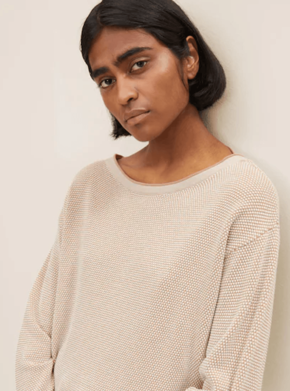 TOM TAILOR - Knitted jumper with texture - Boutique Bubbles