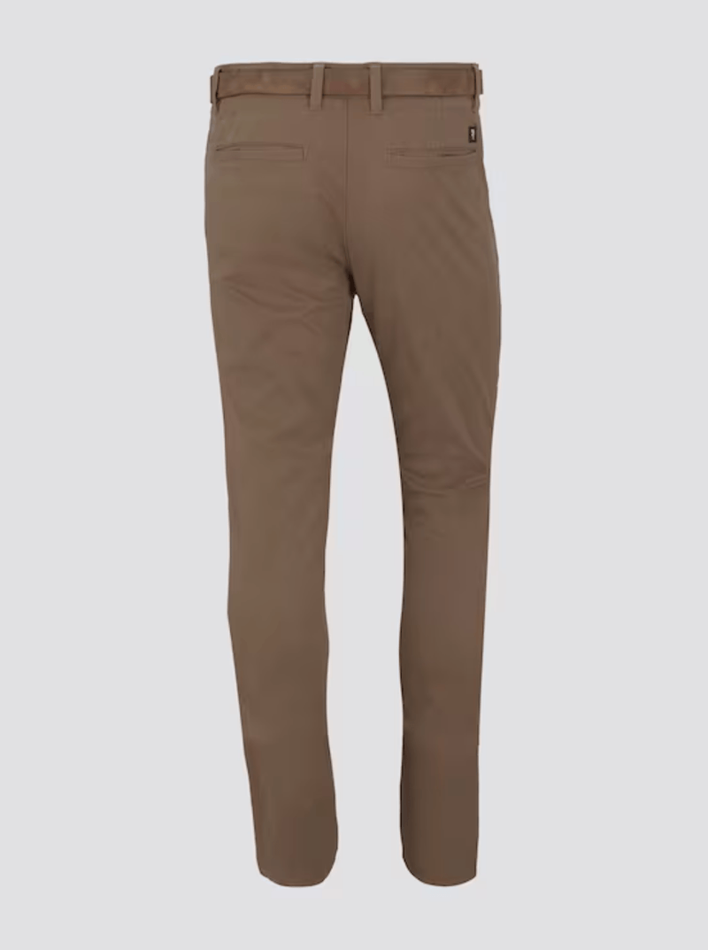 TOM TAILOR - Slim Chino With Belt - Boutique Bubbles