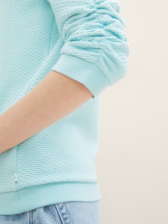 TOM TAILOR - Structured sweatshirt - 1039979 - Boutique Bubbles