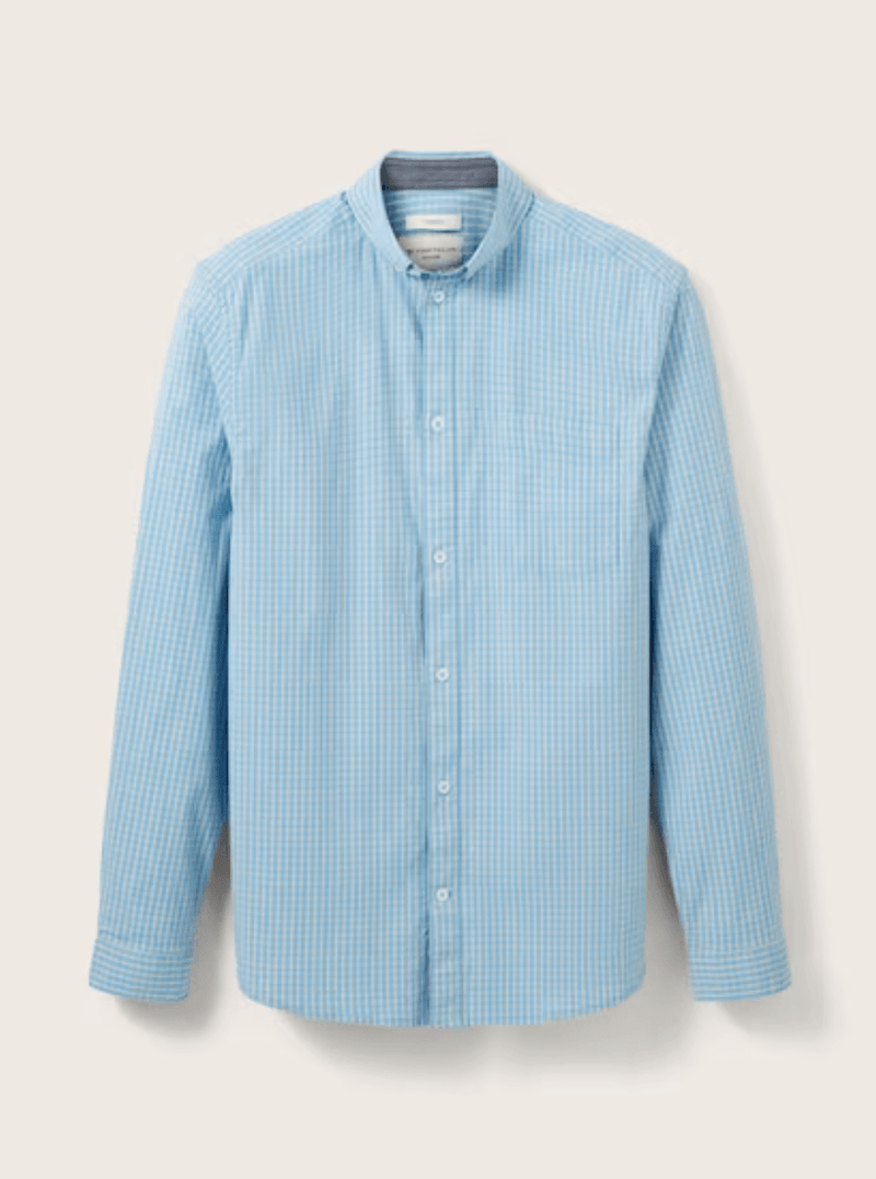 TOM TAILOR - Vichy checked Shirt - 1034882 - Boutique Bubbles